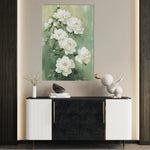 Floral 1502 Canvas Art 60 x 40 cm / Black