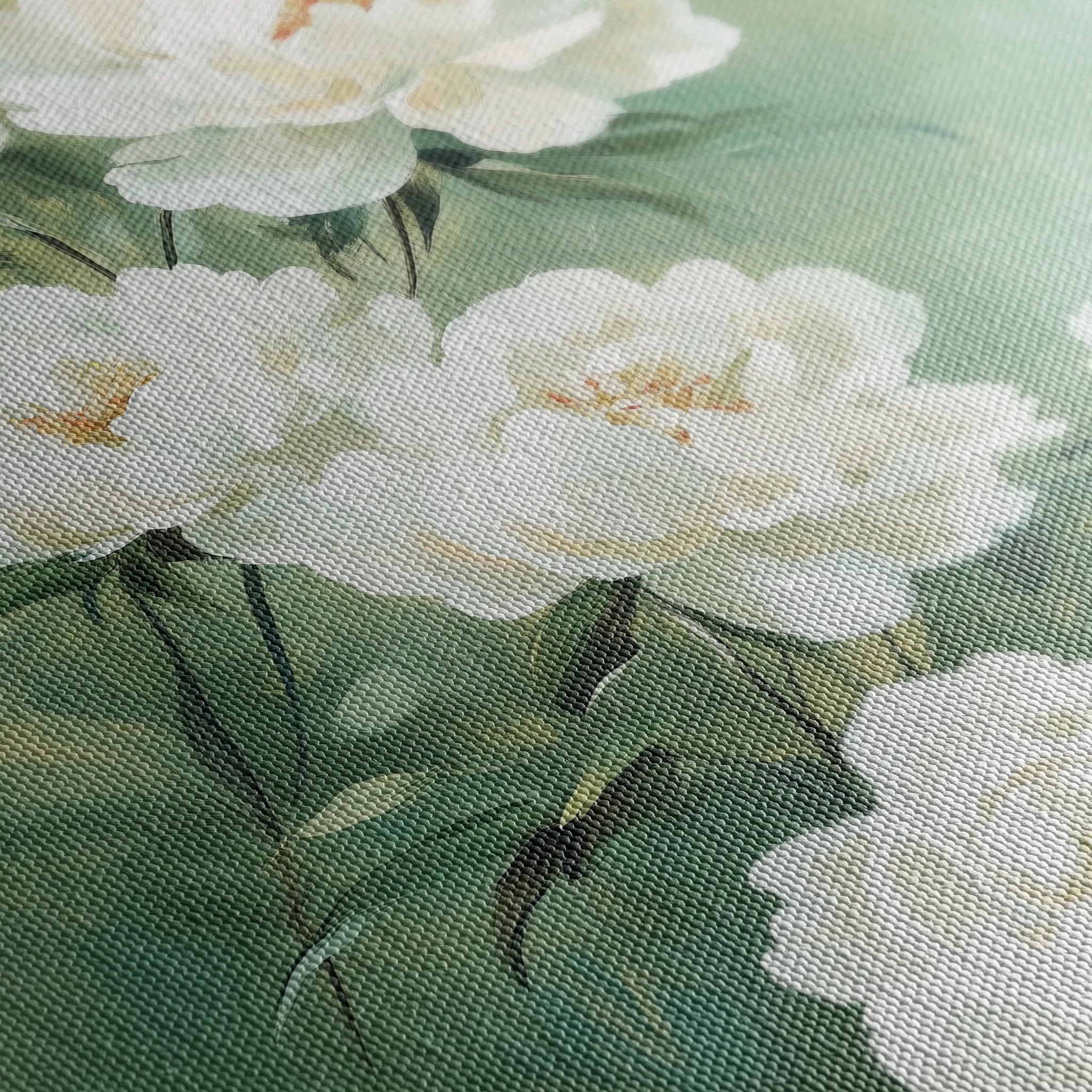 Floral 1502 Canvas Art 60 x 40 cm / Black