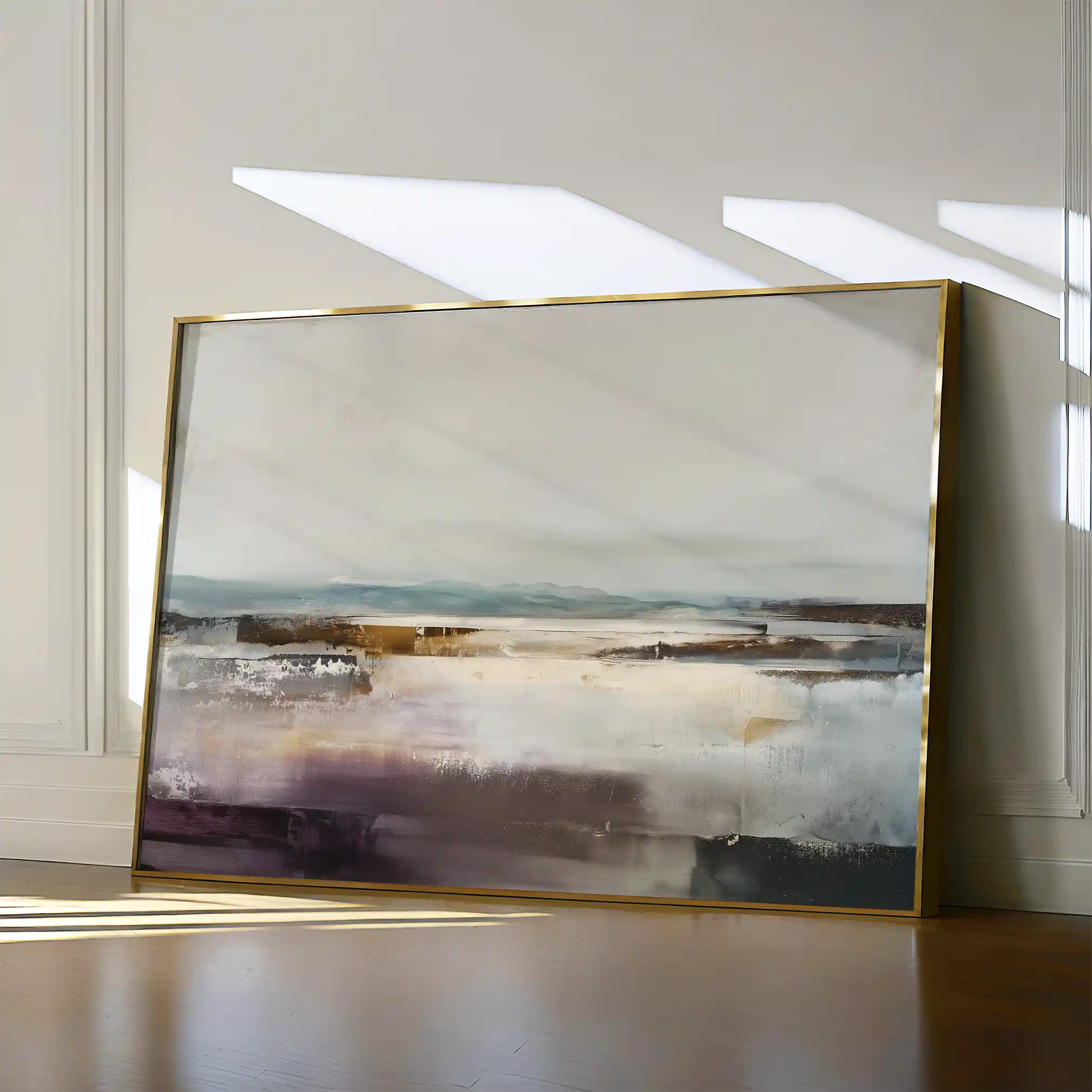 Abstract 1504 Canvas Art 60 x 40 cm / Black