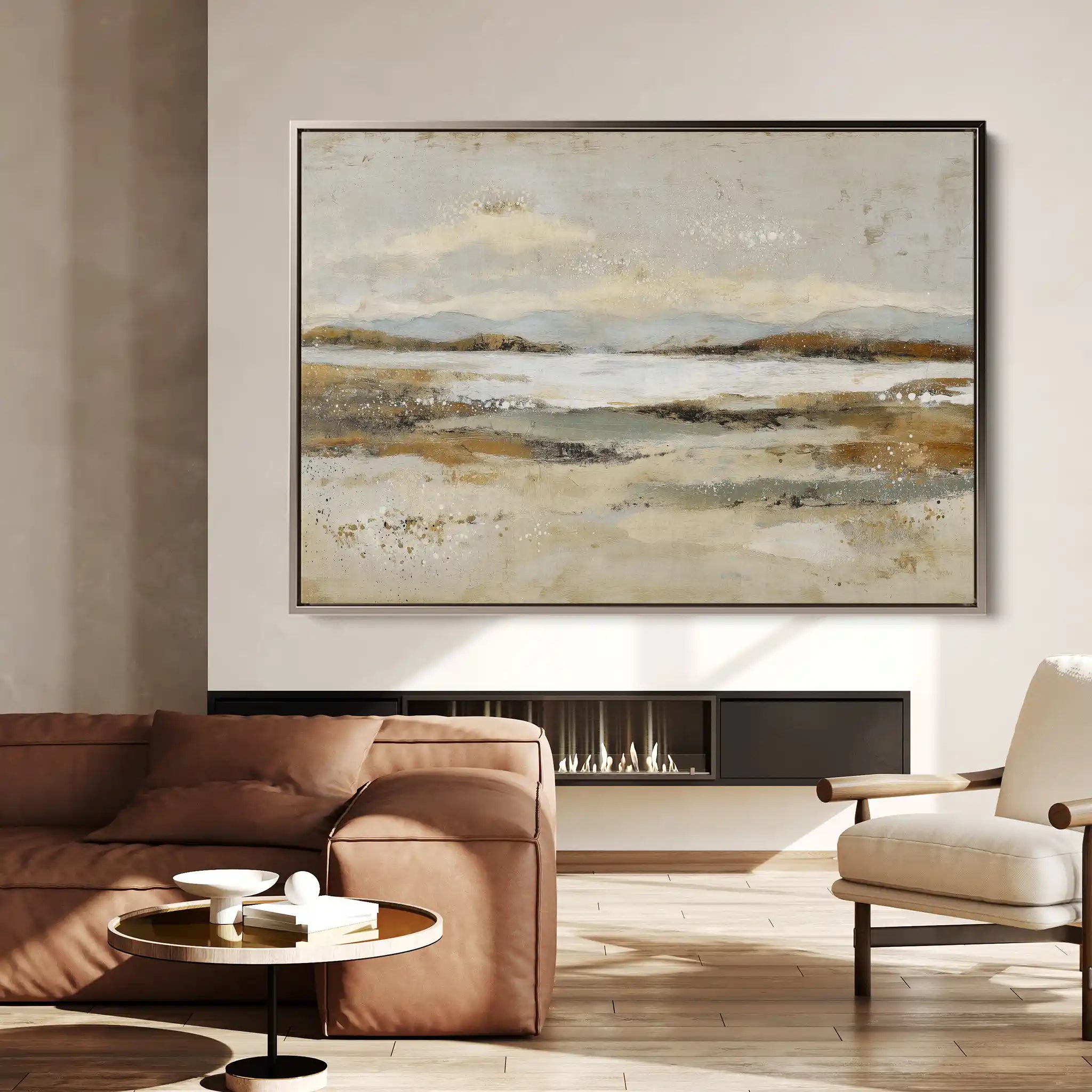 Abstract 1506 Canvas Art 60 x 40 cm / Black