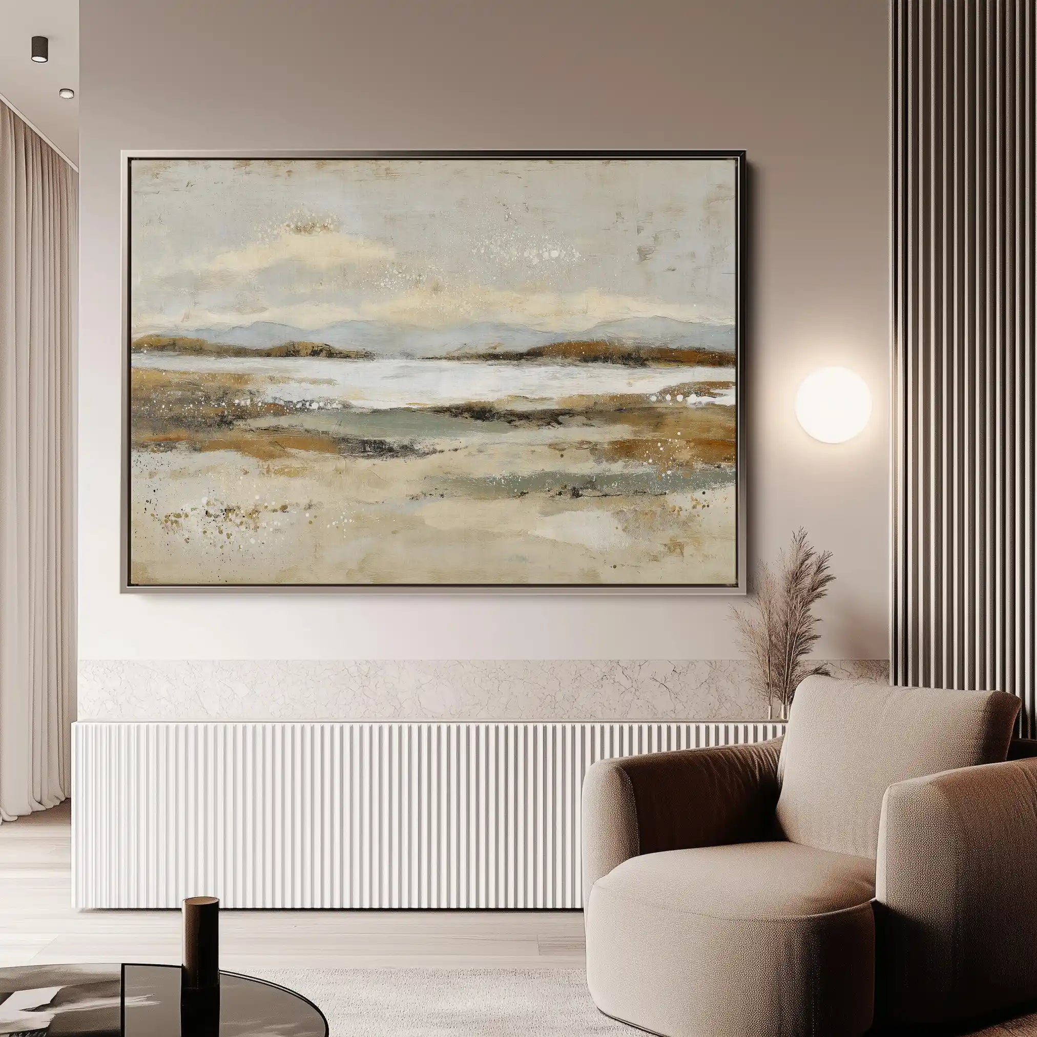 Abstract 1506 Canvas Art 60 x 40 cm / Black