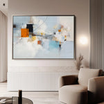 Abstract 1507 Canvas Art 60 x 40 cm / Black