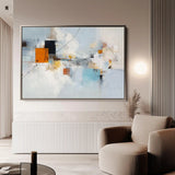 Abstract 1507 Canvas Art 60 x 40 cm / Black