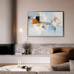 Abstract 1507 Canvas Art 60 x 40 cm / Black