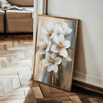 Floral 1508 Canvas Art 60 x 40 cm / Black