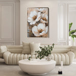 Floral 1509 Canvas Art 60 x 40 cm / Black