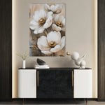 Floral 1509 Canvas Art 60 x 40 cm / Black