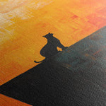 Animals 151 Canvas Art 60 x 40 cm / Black