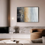 Abstract 151 Canvas Art 60 x 40 cm / Black