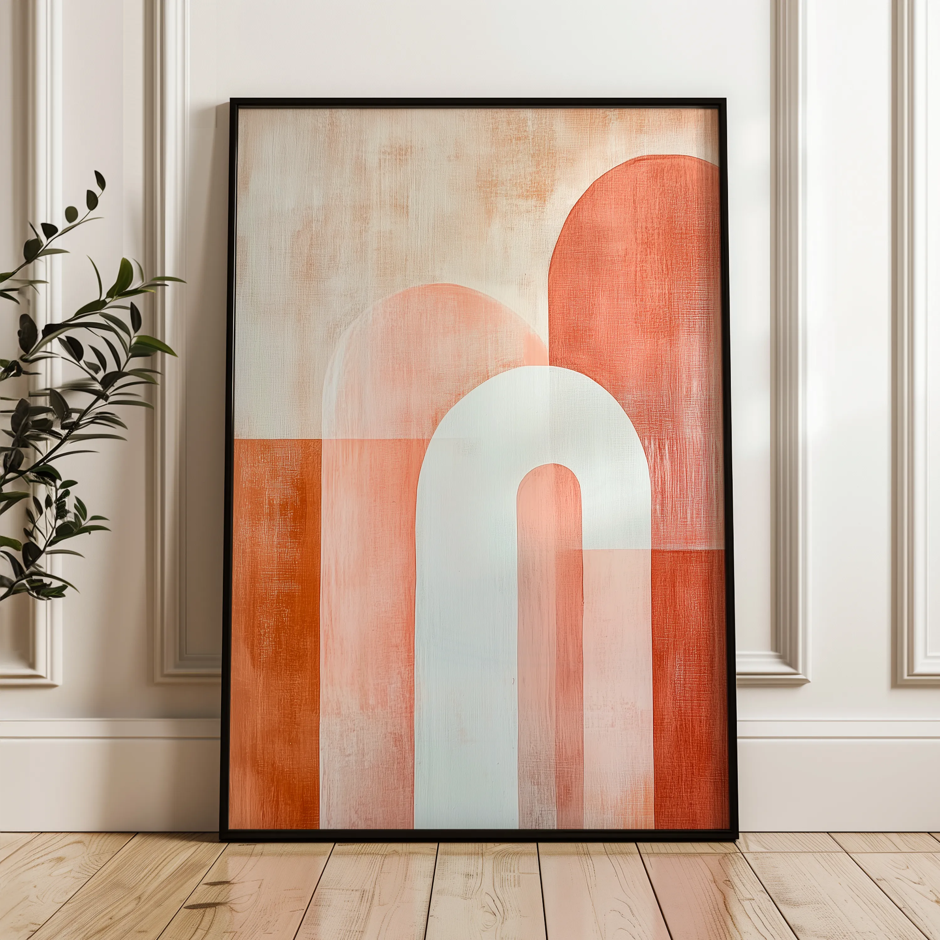 Boho 151 Canvas Art 60 x 40 cm / Black