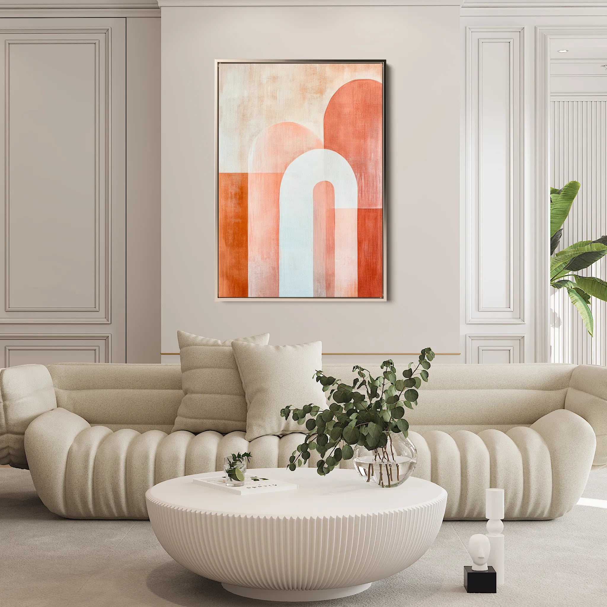 Boho 151 Canvas Art 60 x 40 cm / Black