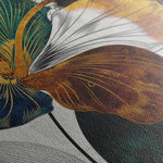 Floral 151 Canvas Art 60 x 40 cm / Black