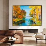 Landscape 151 Canvas Art 60 x 40 cm / Black