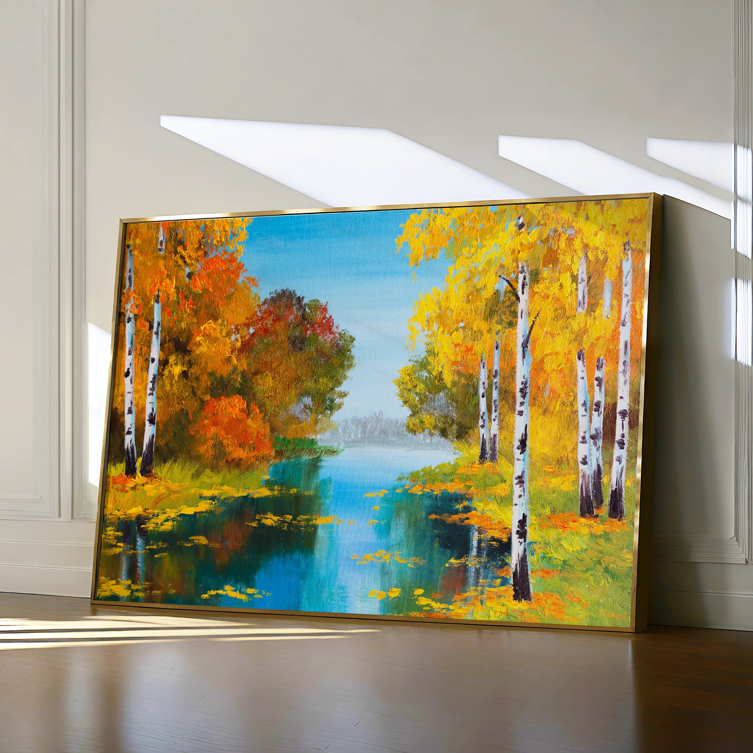 Landscape 151 Canvas Art 60 x 40 cm / Black