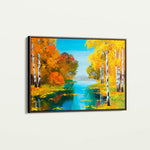 Landscape 151 Canvas Art 60 x 40 cm / Black