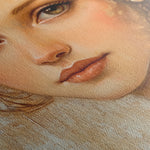 Portrait 151 Canvas Art 60 x 40 cm / Black