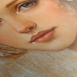 Portrait 151 Canvas Art 60 x 40 cm / Black