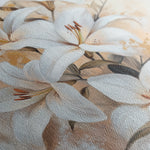 Floral 1510 Canvas Art 60 x 40 cm / Black
