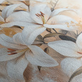Floral 1510 Canvas Art 60 x 40 cm / Black