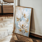 Floral 1511 Canvas Art 60 x 40 cm / Black