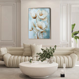 Floral 1512 Canvas Art 60 x 40 cm / Black