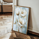 Floral 1512 Canvas Art 60 x 40 cm / Black