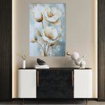 Floral 1512 Canvas Art 60 x 40 cm / Black
