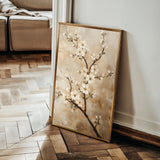 Floral 1513 Canvas Art 60 x 40 cm / Black