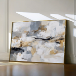 Abstract 1514 Canvas Art 60 x 40 cm / Black
