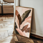 Floral 1514 Canvas Art 60 x 40 cm / Black