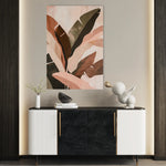 Floral 1514 Canvas Art 60 x 40 cm / Black