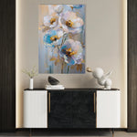 Floral 1515 Canvas Art 60 x 40 cm / Black