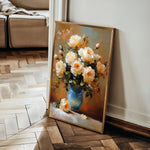 Floral 1517 Canvas Art 60 x 40 cm / Black