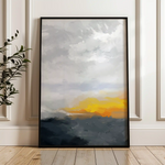 Abstract 152 Canvas Art 60 x 40 cm / Black