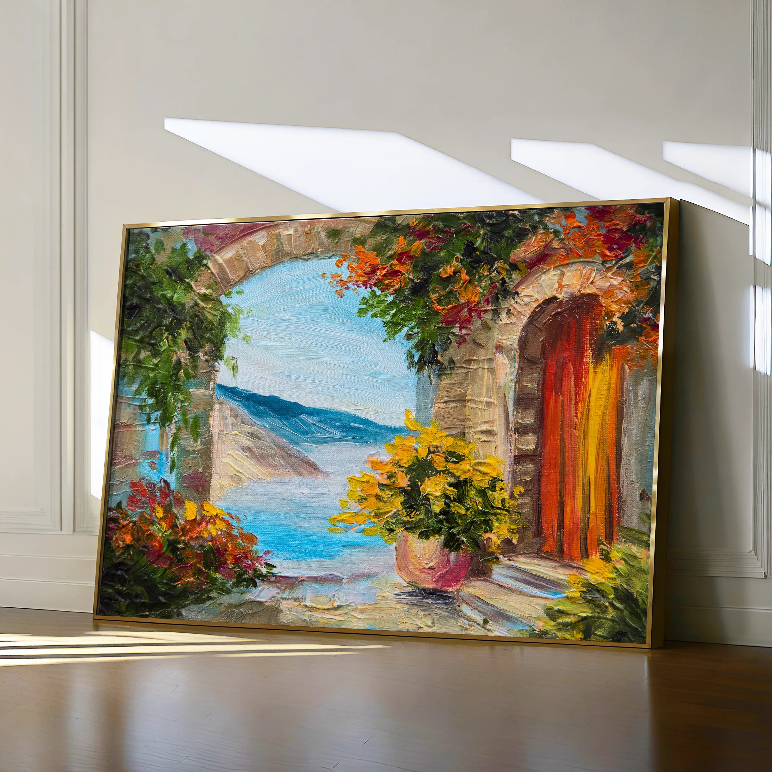 Landscape 152 Canvas Art 60 x 40 cm / Black