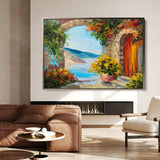 Landscape 152 Canvas Art 60 x 40 cm / Black