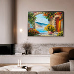 Landscape 152 Canvas Art 60 x 40 cm / Black