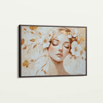 Portrait 152 Canvas Art 60 x 40 cm / Black