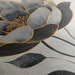 Floral 1520 Canvas Art 60 x 40 cm / Black