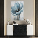 Floral 1521 Canvas Art 60 x 40 cm / Black