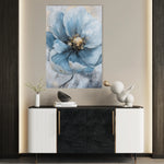 Floral 1522 Canvas Art 60 x 40 cm / Black
