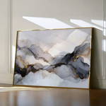 Abstract 1523 Canvas Art 60 x 40 cm / Black