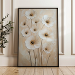 Floral 1523 Canvas Art 60 x 40 cm / Black
