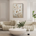 Floral 1523 Canvas Art 60 x 40 cm / Black