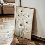 Floral 1523 Canvas Art 60 x 40 cm / Black