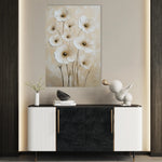 Floral 1523 Canvas Art 60 x 40 cm / Black