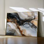 Abstract 1524 Canvas Art 60 x 40 cm / Black