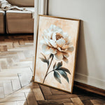 Floral 1526 Canvas Art 60 x 40 cm / Black