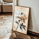 Floral 1526 Canvas Art 60 x 40 cm / Black