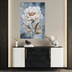 Floral 1527 Canvas Art 60 x 40 cm / Black